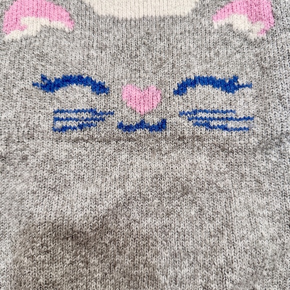 Hatley toddler girl cat sweater size 3 - Picture 5 of 5